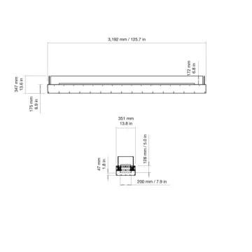 Flex 122BN Bench Fireplace